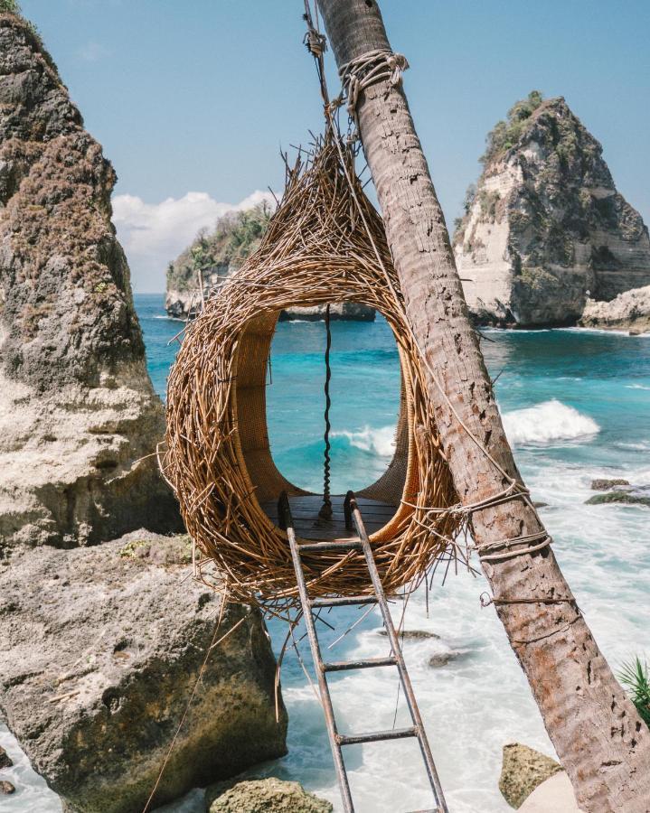Tropical Glamping Nusa Penida - Private Romantic Seaside Bungalow Diamond Beach Pelilit Luaran gambar