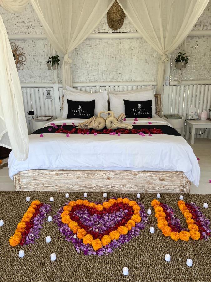 Tropical Glamping Nusa Penida - Private Romantic Seaside Bungalow Diamond Beach Pelilit Luaran gambar